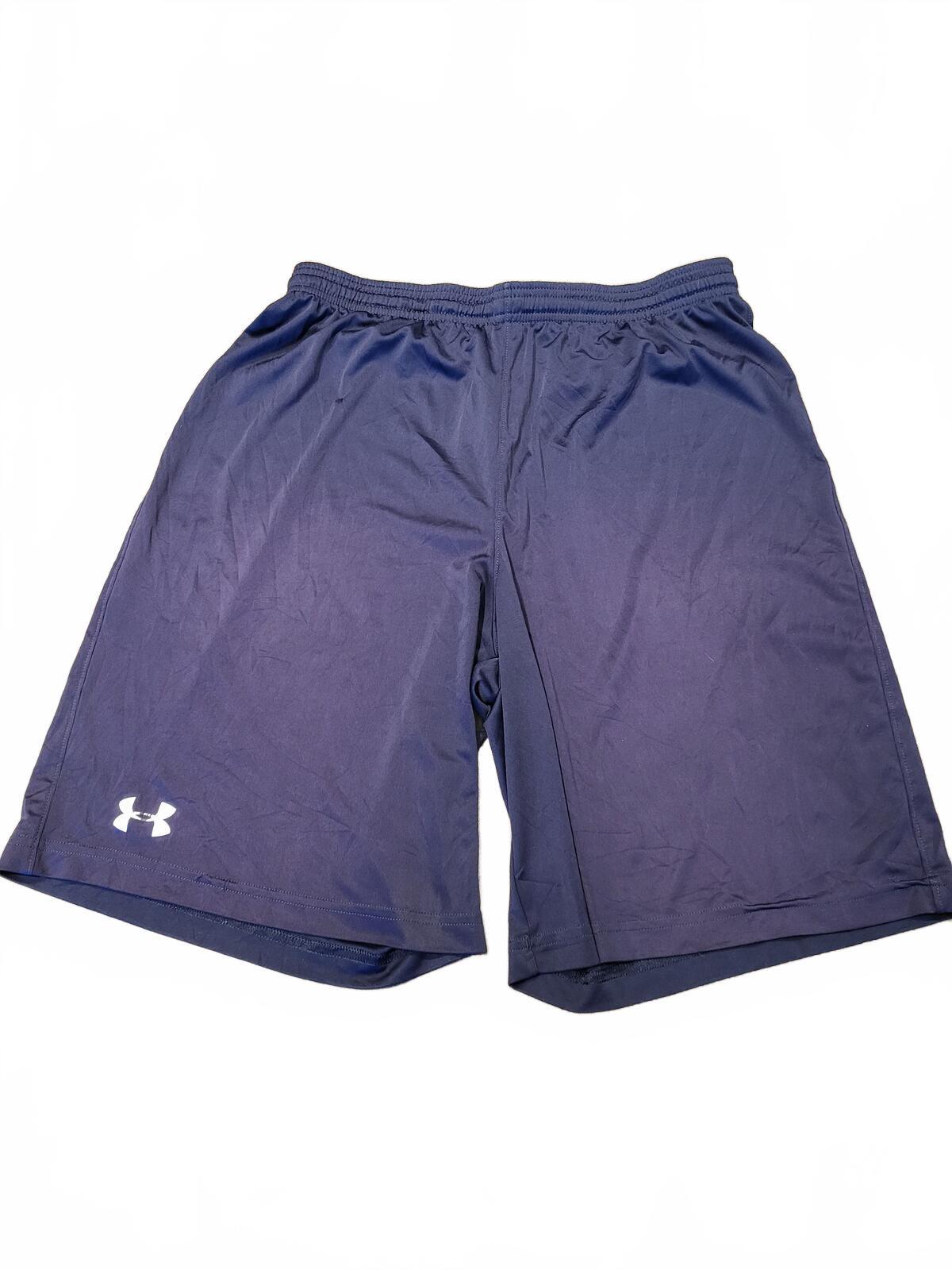 Under Armour Men's Navy Athletic Shorts - Large