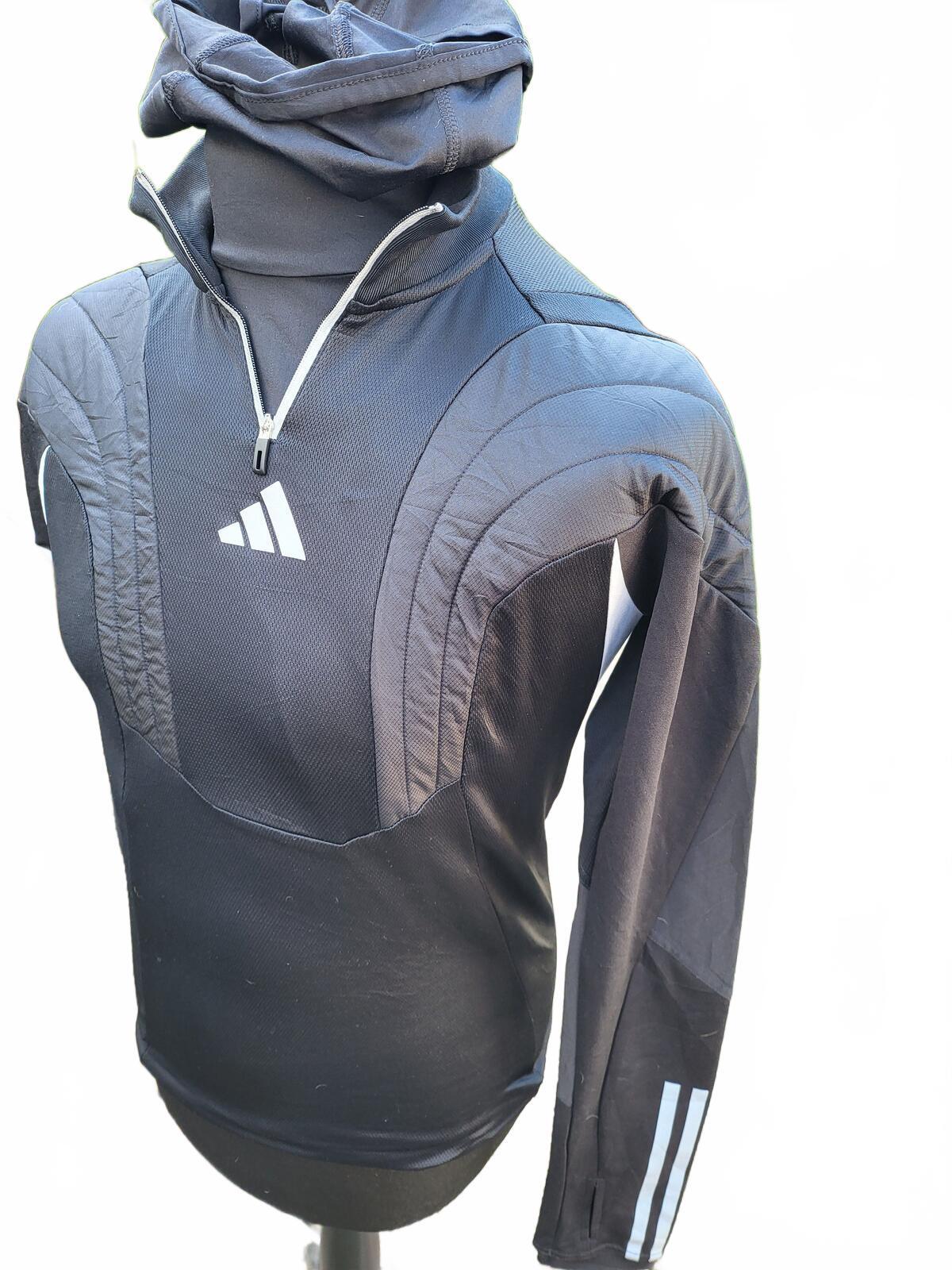 Adidas Tiro 23 Competition Winterized Top Mens Small S Black 1/4 Zip Hoodie Gym