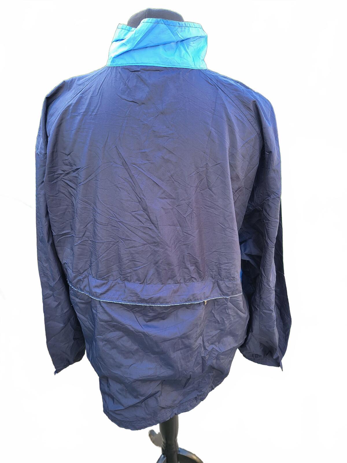 Starter Windbreaker Jacket Mens XL Extra Large Navy Blue Retro 90s Hip Hop Rap