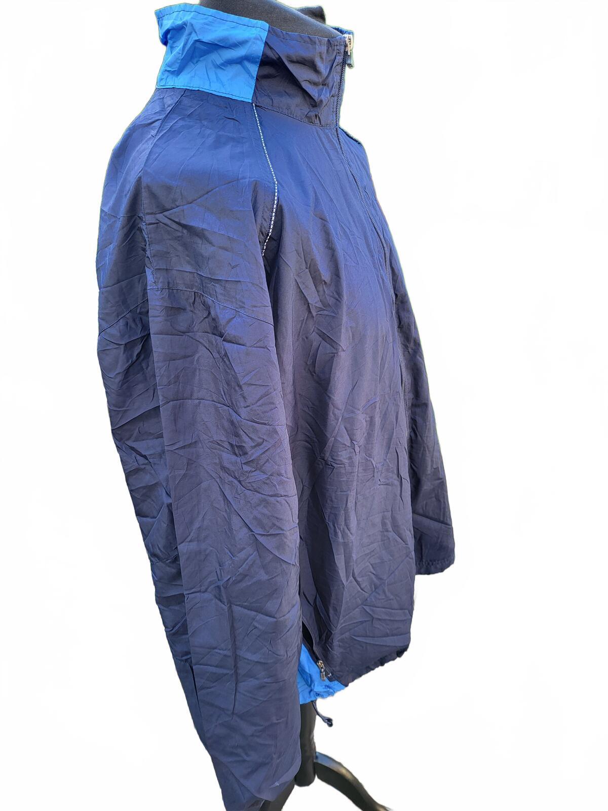 Starter Windbreaker Jacket Mens XL Extra Large Navy Blue Retro 90s Hip Hop Rap