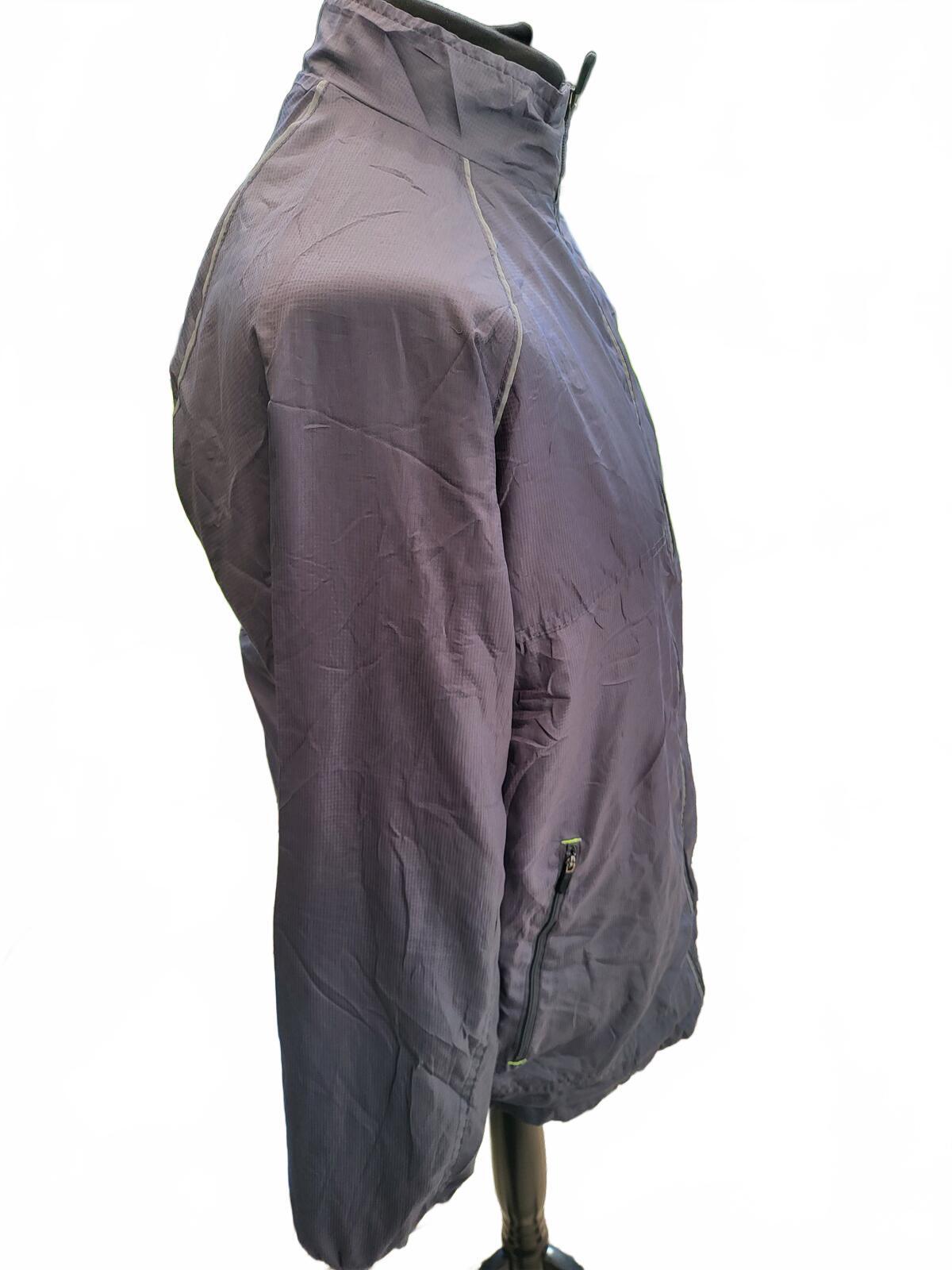 Starter Windbreaker Jacket Mens Medium M Grey Technical Y2K Track Top Running