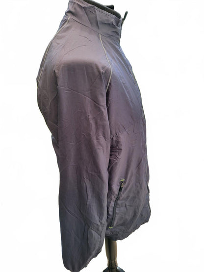 Starter Windbreaker Jacket Mens Medium M Grey Technical Y2K Track Top Running