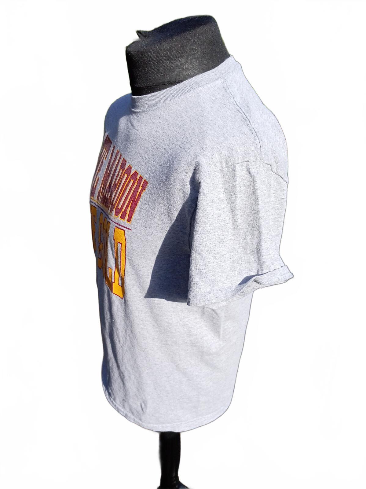 Vintage USA School Shirt Mens Medium M Grey Oakridge Middle American Thrift Tee