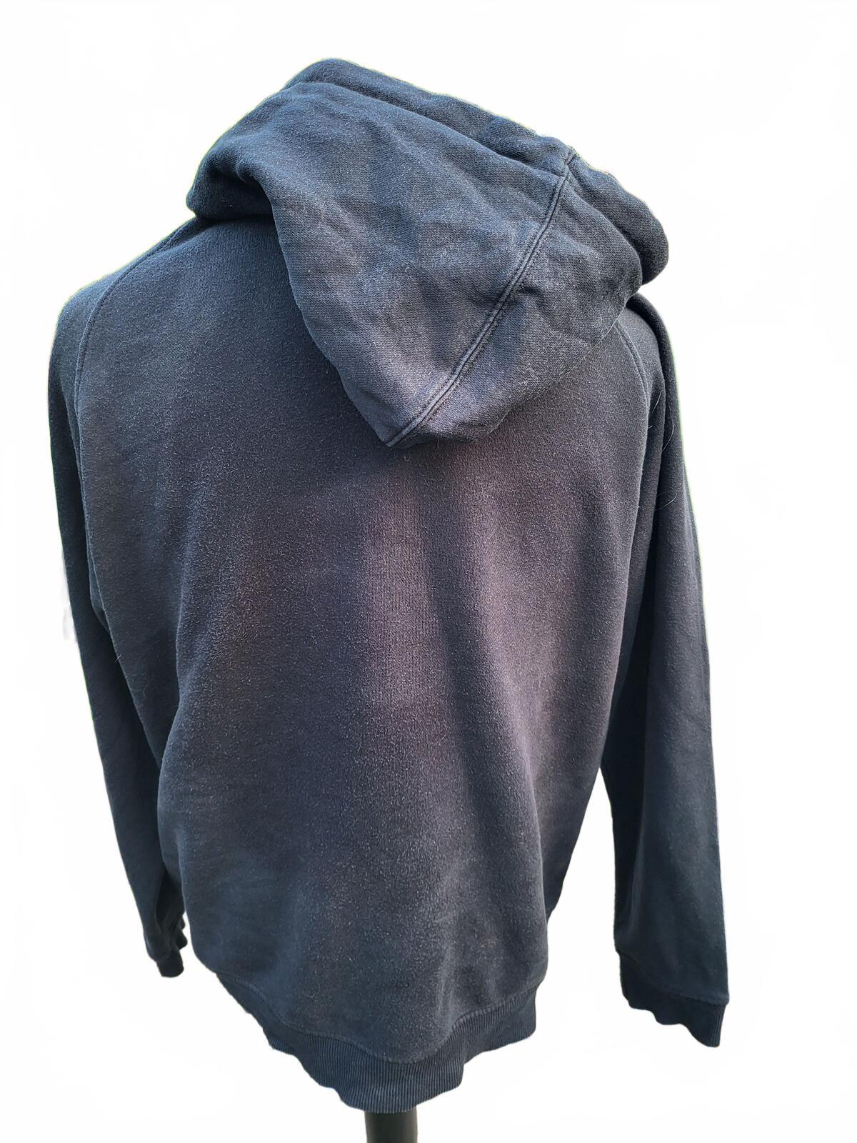 adidas Originals Trefoil Hoodie Mens Large L Black Raglan Pullover Hoody 2014