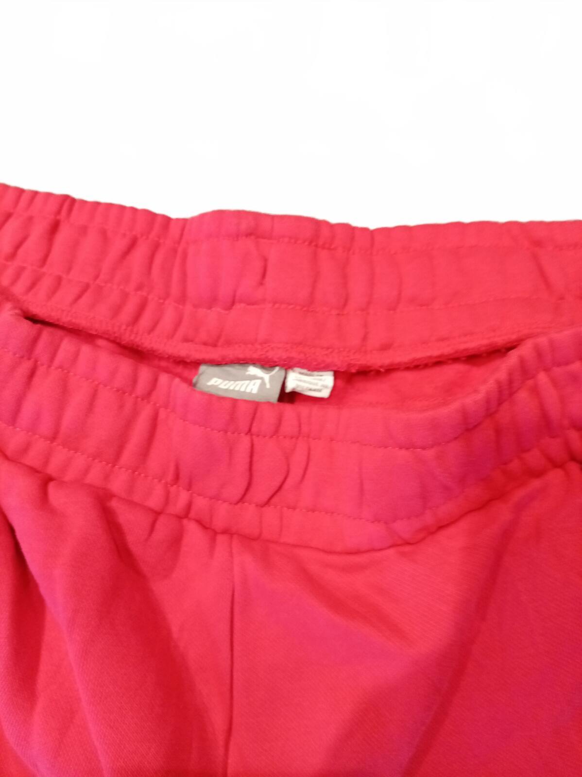 Puma Essentials Joggers Mens XL Extra Large Red Fleece Joggers Sweatpants