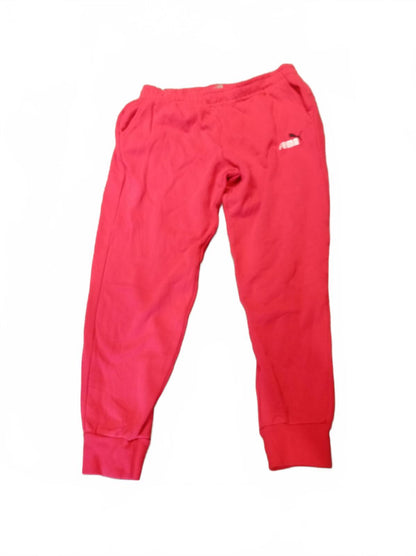 Puma Essentials Joggers Mens XL Extra Large Red Fleece Joggers Sweatpants
