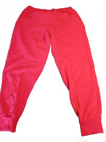 Puma Essentials Joggers Mens XL Extra Large Red Fleece Joggers Sweatpants