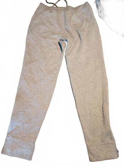 Champion Grey Sweatpants with Drawstring Waist - Medium