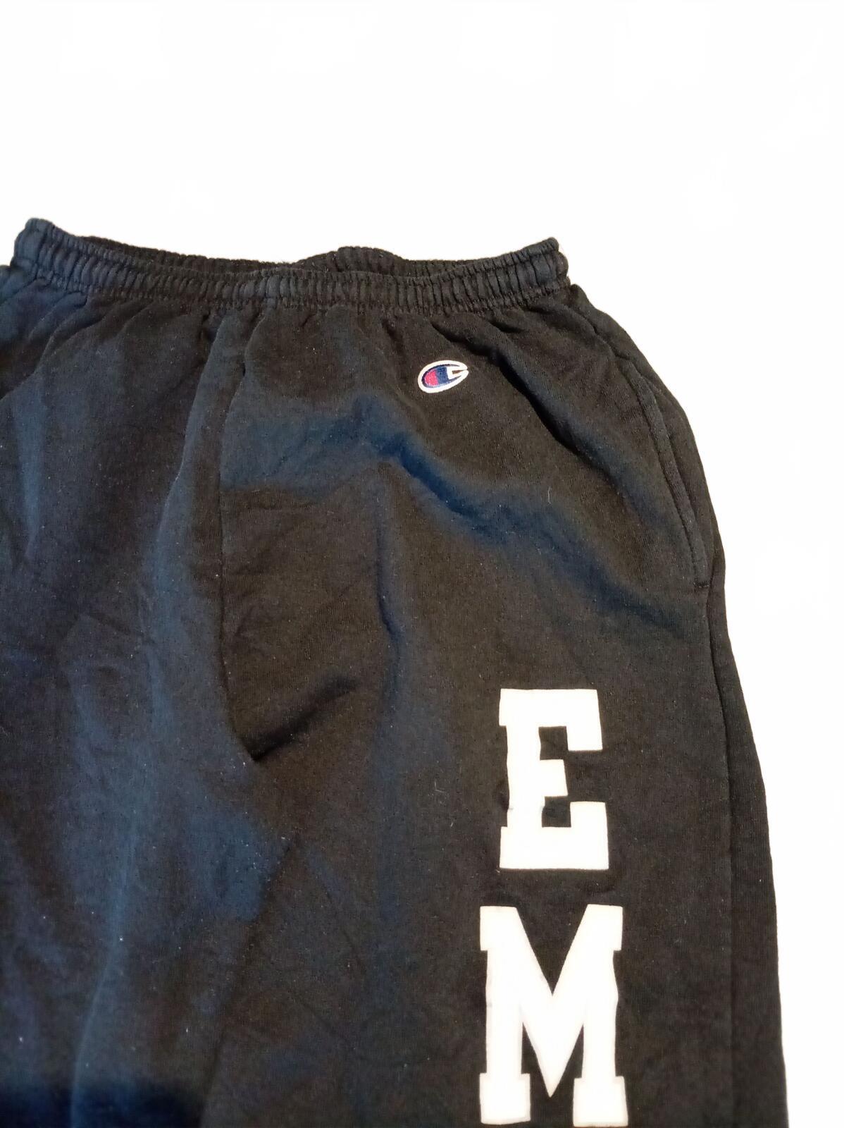 Champion Emory University Joggers Mens Medium Grey NCAA College Sweatpants M