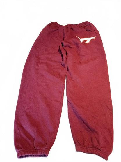 Champion Virginia Tech Hokies Joggers Mens Large Burgundy NCAA College L