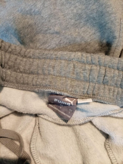 Puma Grey Sweatpants Joggers - Large