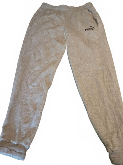 Puma Grey Sweatpants Joggers - Large