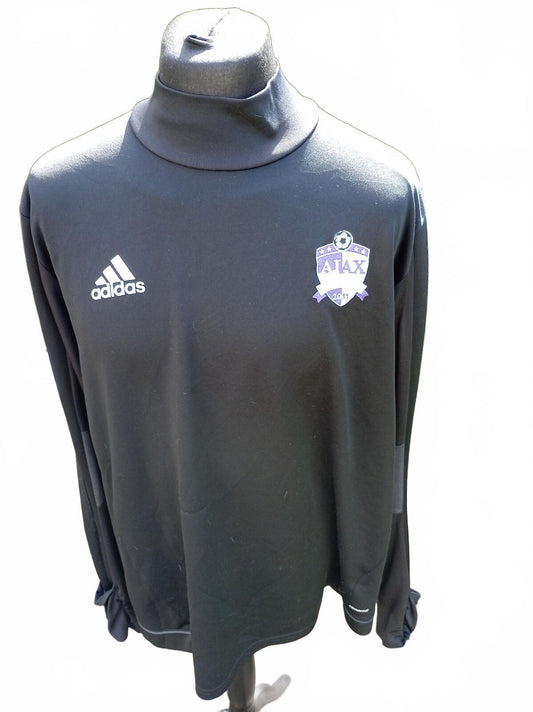 adidas Ajax Amsterdam Training Top Mens 2XL Black Vintage 2011 Football