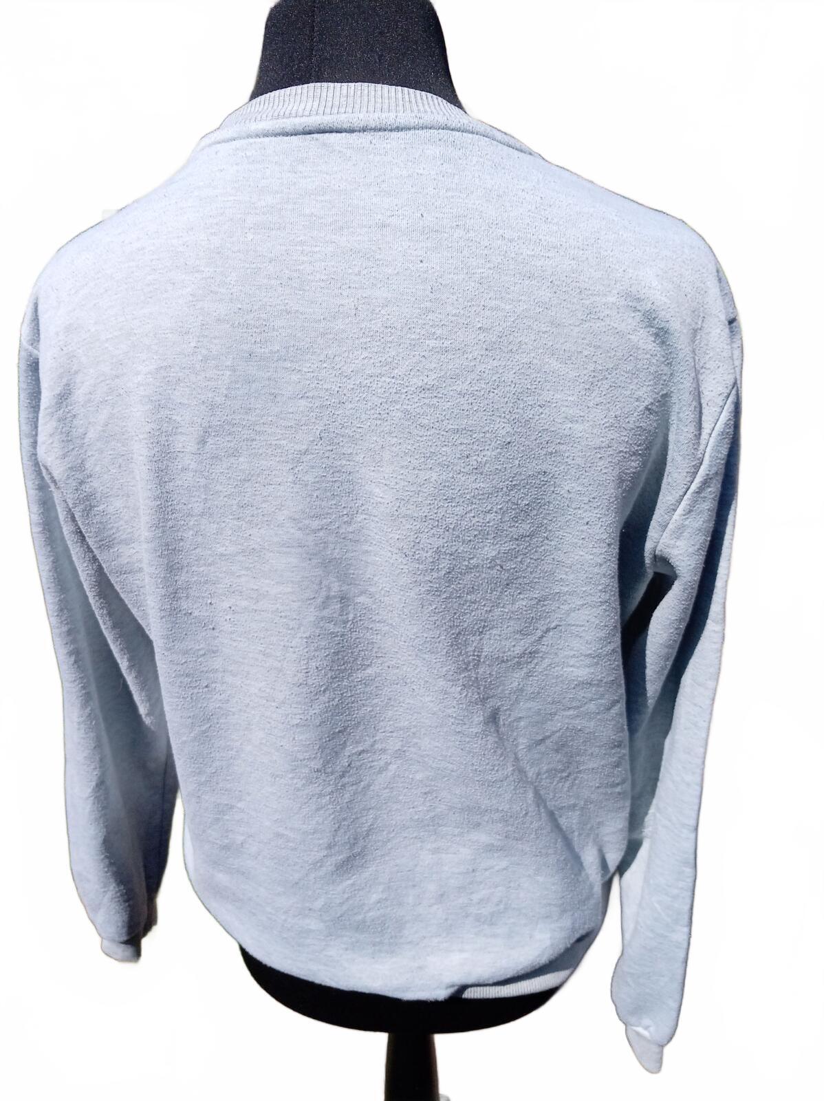 Tommy Hilfiger Sweatshirt Men’s Large – Big Logo – Grey – Crewneck – Fleece