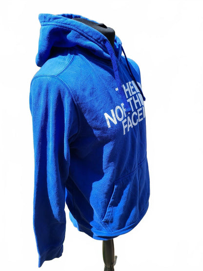 The North Face Hoodie Men’s Large – Blue – Big Logo – Pullover – Fleece