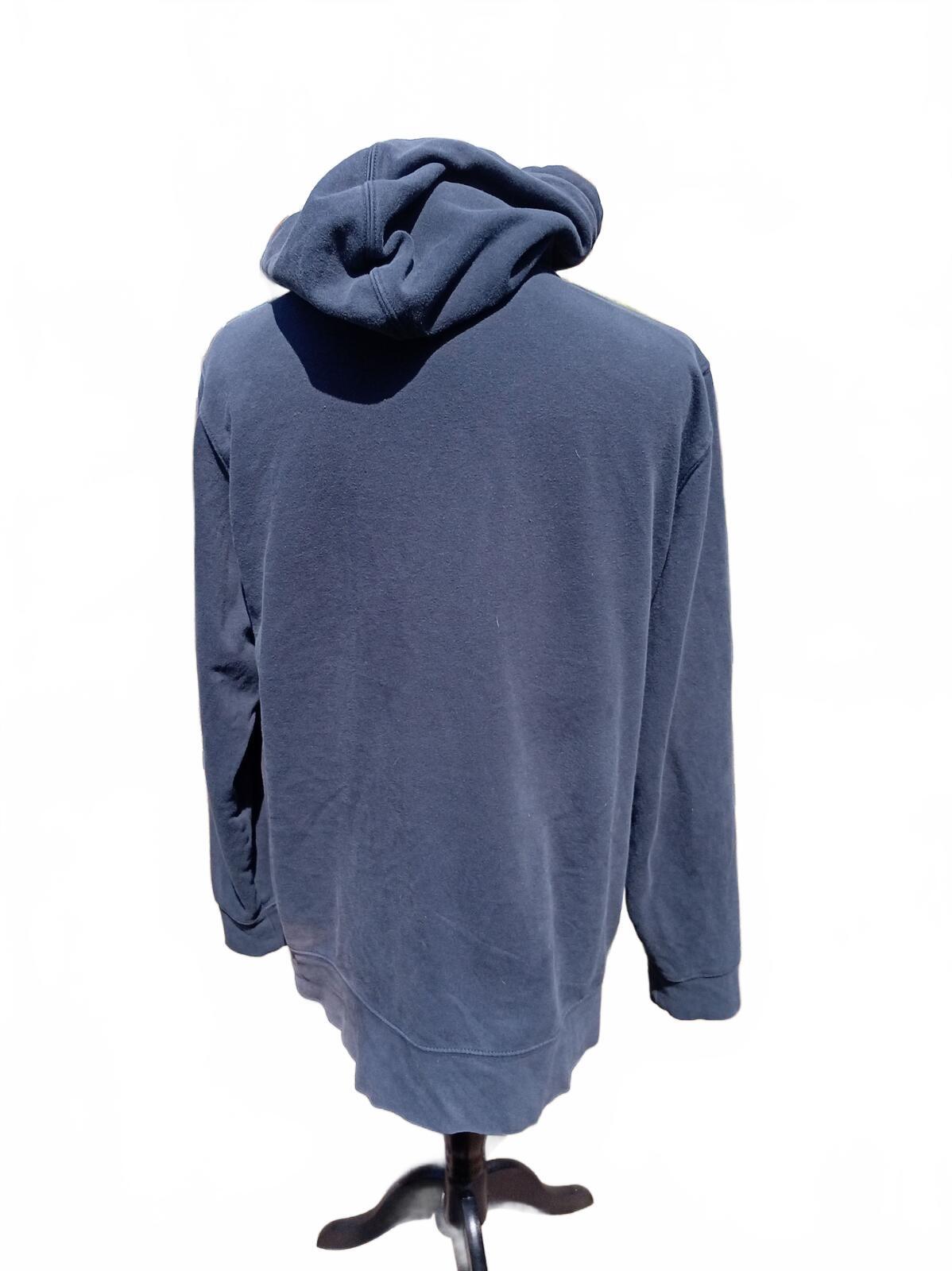 The North Face Hoodie Men’s Large – Blue – Big Logo – Faded Vintage Look