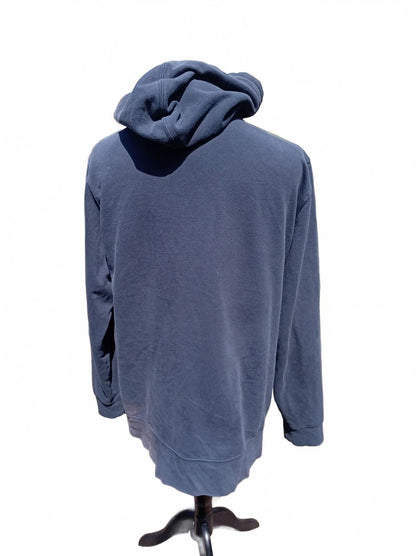 The North Face Hoodie Men’s Large – Blue – Big Logo – Faded Vintage Look