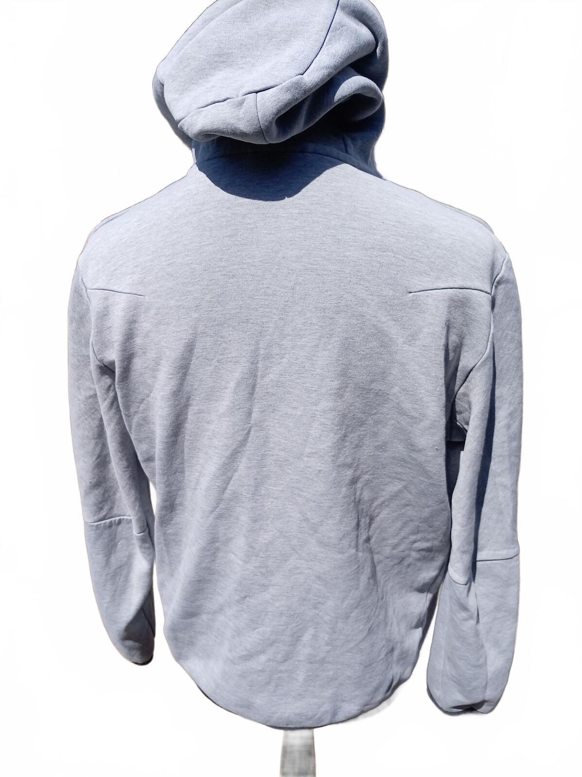 Nike Zip Hoodie Men’s Large – Grey – Tech Style – Full Zip