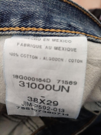 Wrangler Rugged Wear Jeans 38×29 – Blue Denim – Relaxed Fit – Great Condition
