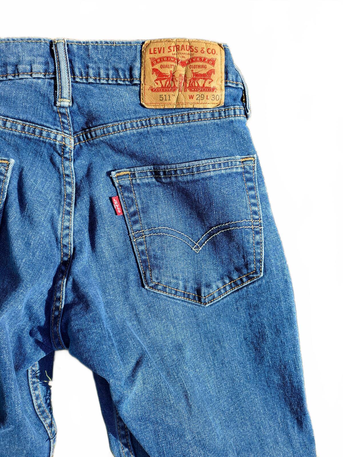 Levi’s 511 Slim Jeans W29 L30 – Blue Denim – Modern Slim Fit – Great Condition