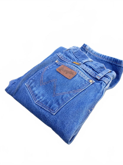 Wrangler Jeans W35 L38 – Men’s Western Bootcut Denim – 0047MW – Blue