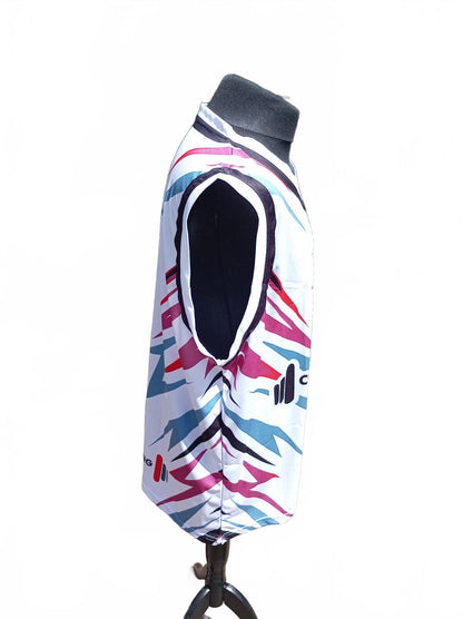 EggChaser Basketball Style Large Vest Singlet White New BNIP