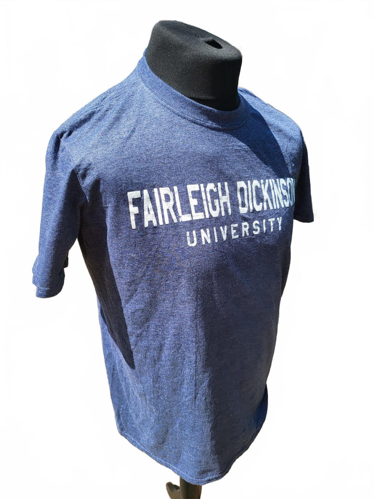 Fairleigh Dickinson University T-Shirt FDU American College Blue Men's Large L