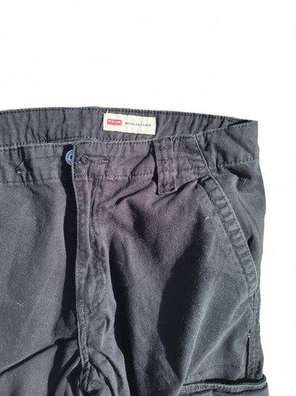Wrangler Mens Cargo Trousers Size W32 L30 Cotton Flex Stretch Straight