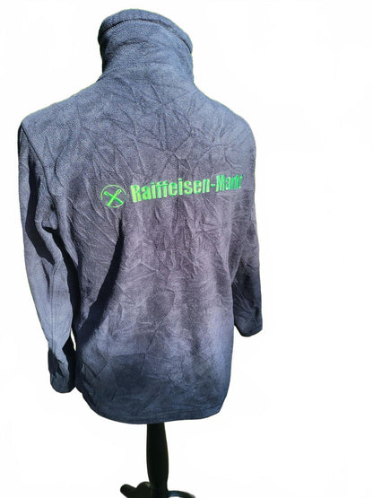 Russell Europe Mens Fleece Jacket Large L Navy Zip Up Raiffeisen Markt Workwear