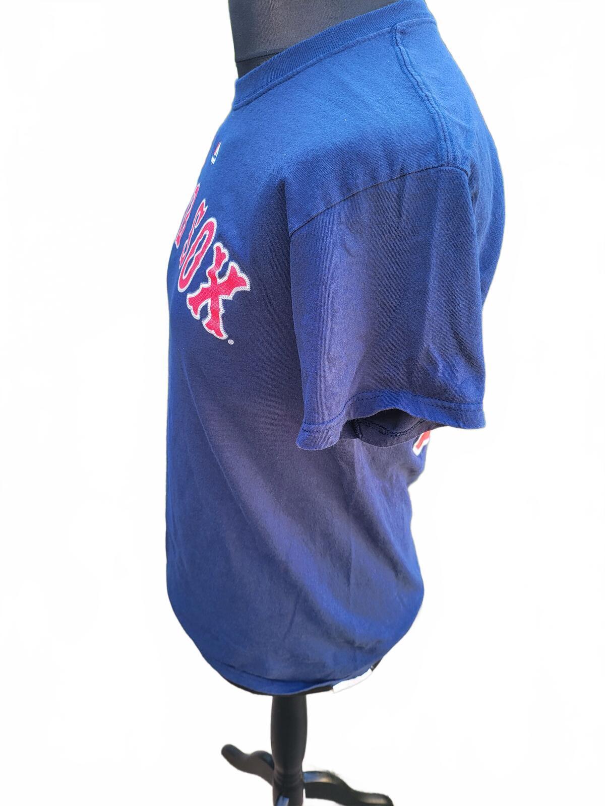 Majestic Boston Red Sox T-Shirt Mookie Betts 50 MLB Baseball Navy Size Medium M