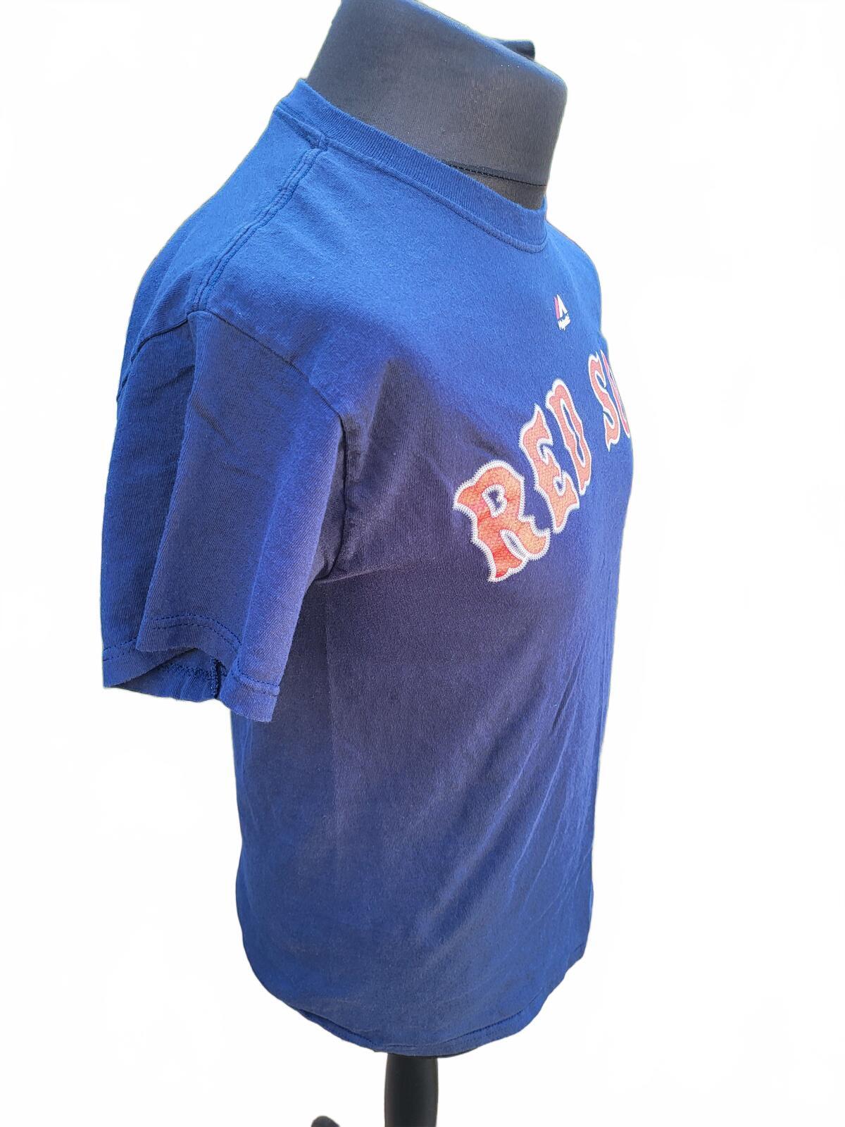 Majestic Boston Red Sox T-Shirt Mookie Betts 50 MLB Baseball Navy Size Medium M