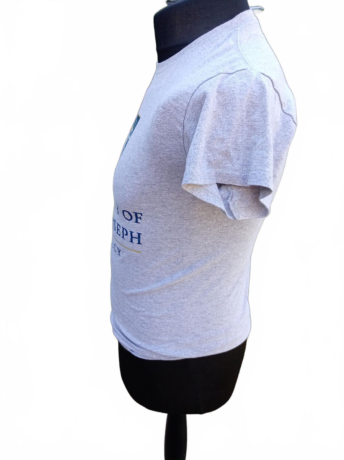 University of Saint Joseph Pharmacy T-Shirt Grey American College Extra Small