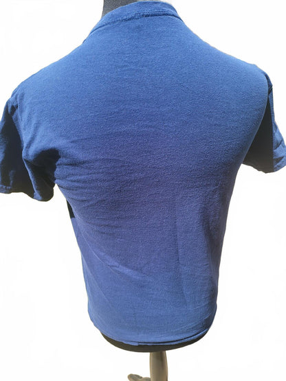 Newington High School T-Shirt Blue Gold US Sportswear Varsity Mens Medium M