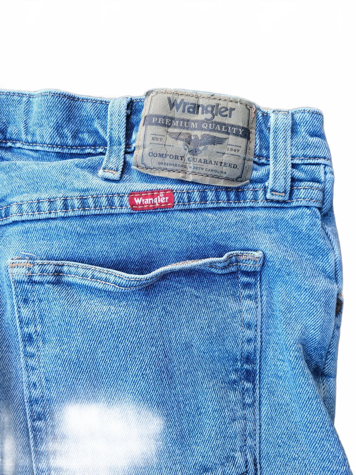Wrangler Light Blue Jeans 36x30 Stretch Denim 1096FXVDB