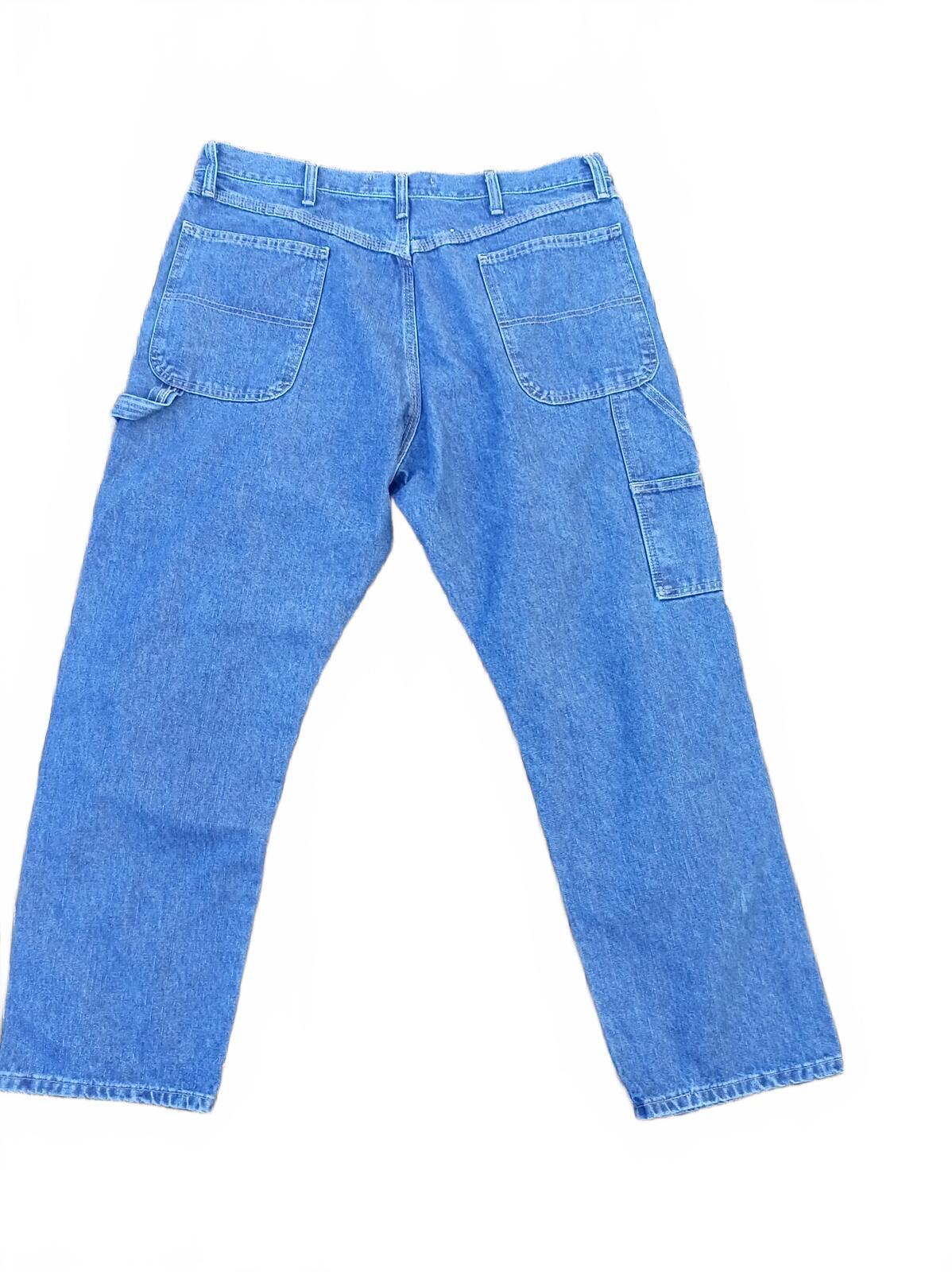 Wrangler Men’s Jeans W38 L30 – Blue Denim – Straight Fit – 80/20 Cotton Blend