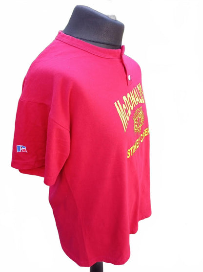 McDonald’s Stoney Creek Tee Men’s Large – Red – Tiger Graphic – Vintage Style