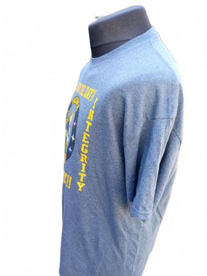 Tacoma Steelers Graphic T-Shirt Blue Yellow Size Extra Large