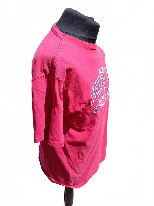 Vintage Look Majestic Boston Red Sox Fenway Park Graphic T-Shirt Red Men's Large