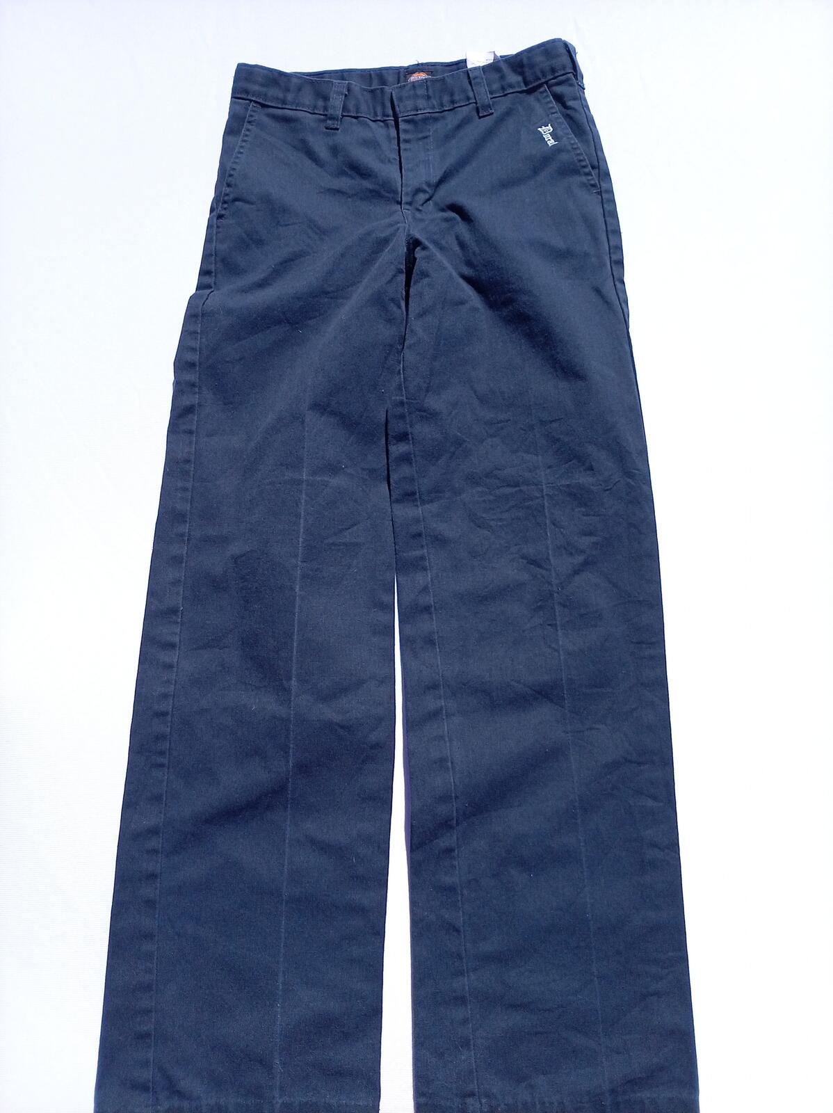 Dickies 776F Women's Navy Blue Trousers W26 L28 Petite Skater Workwear Chinos