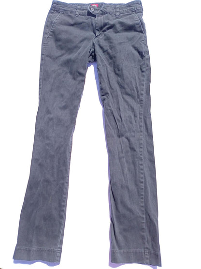 Dickies Petite Black Stretch Workwear Trousers W26 L28 Unisex Skater Y2K