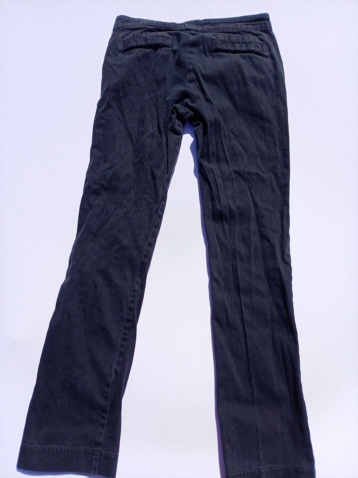 Dickies Petite Black Stretch Workwear Trousers W26 L28 Unisex Skater Y2K