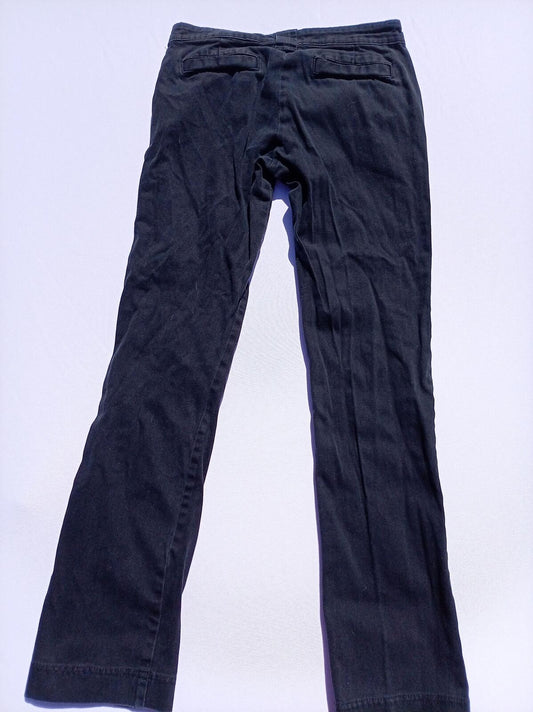 Dickies Petite Black Stretch Workwear Trousers W26 L28 Unisex Skater Y2K