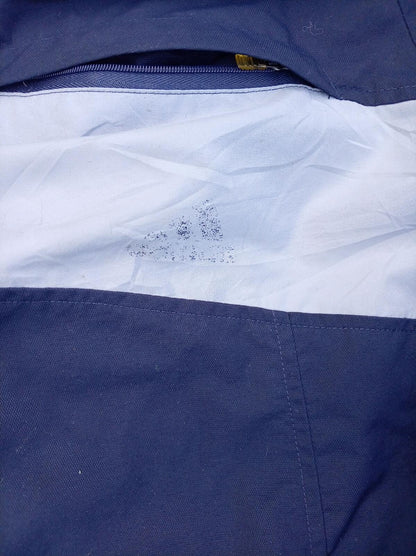 Vintage adidas 2005 Track Jacket - Men's Large - Navy White 3-Stripe Padded Y2K
