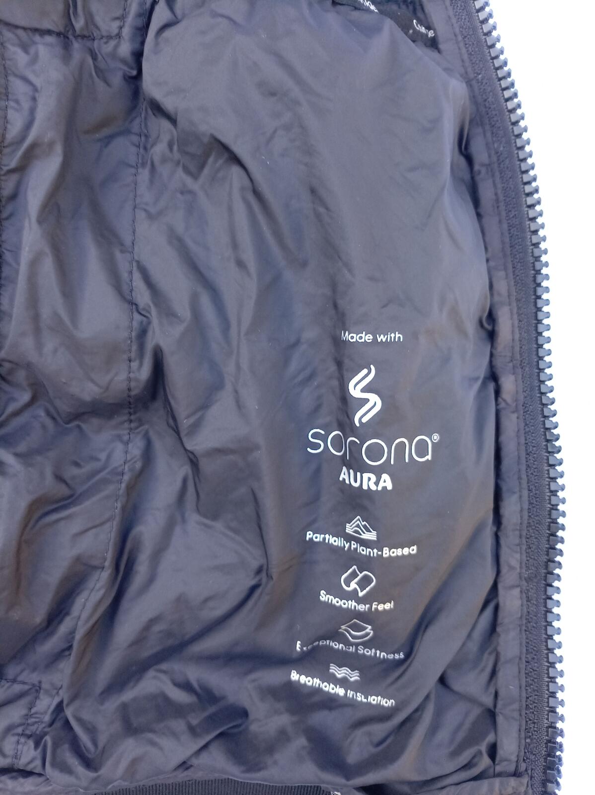 Calvin Klein Men's Hooded Puffer Jacket - Medium - Black High Shine Padded Coat