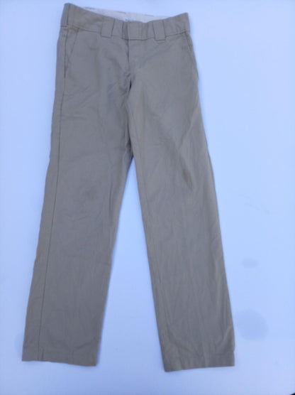 Dickies FLEX Slim Taper Work Trousers - Khaki Beige Chinos Men's W28 L30 Skate
