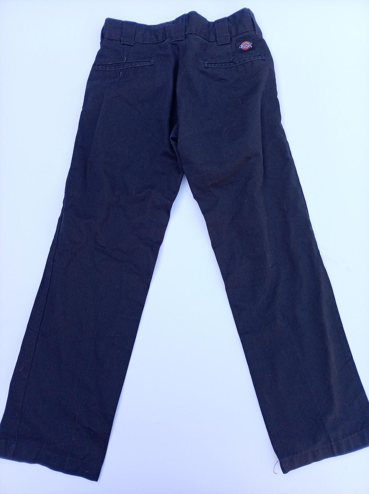 Dickies Slim Fit Work Trousers - Black / Navy Chinos Men's W30 L30 Skate Utility