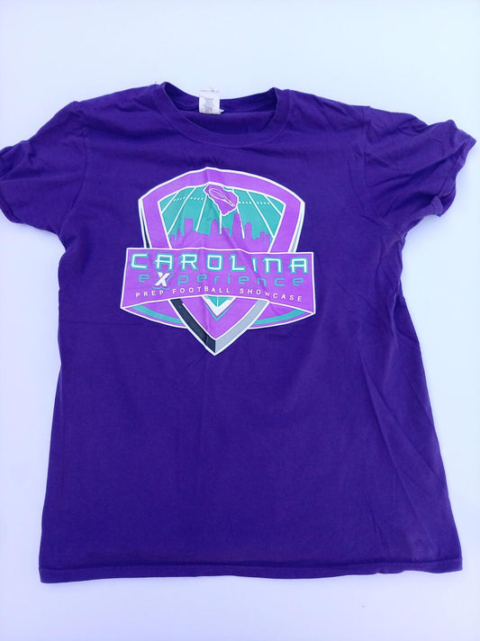 Carolina Experience Pro Football Showcase T-Shirt - Purple Gildan Medium 312
