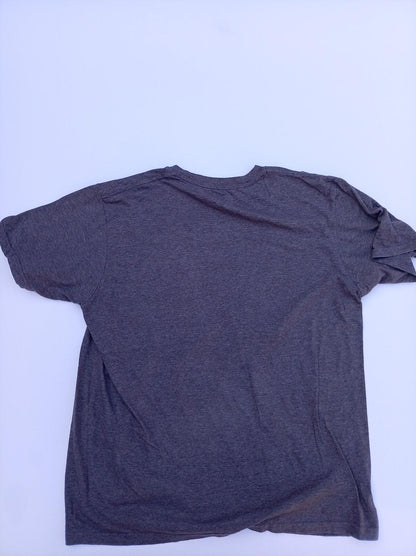 New York Mets Majestic MLB Authentic T-Shirt - Men's Large - Heather Grey