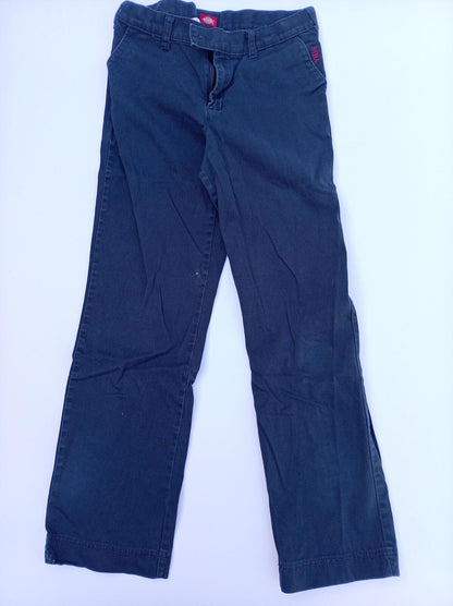 Dickies Navy Blue Chino Work - Boys Size 14 / Adult W28 L25 Straight Leg