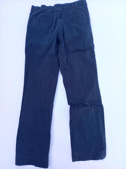 Dickies Navy Blue Chino Work - Boys Size 14 / Adult W28 L25 Straight Leg